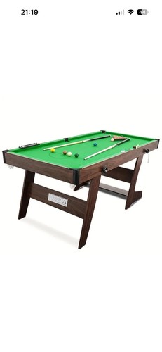 6ft foldable snooker - 6ft,