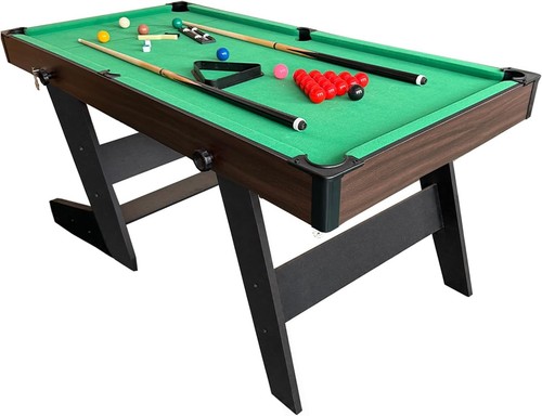 6ft folding pool snooker table - 6ft,