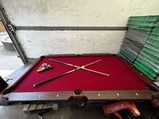 8ft by 5ft american pool table