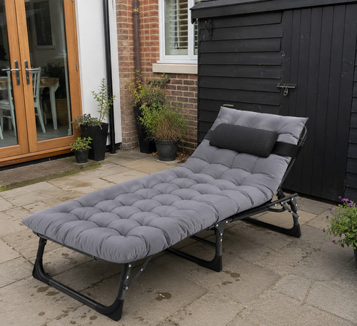 Folding sun lounger - sun,