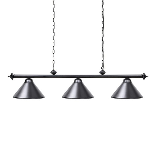 Pool table lights with metal - with, 3